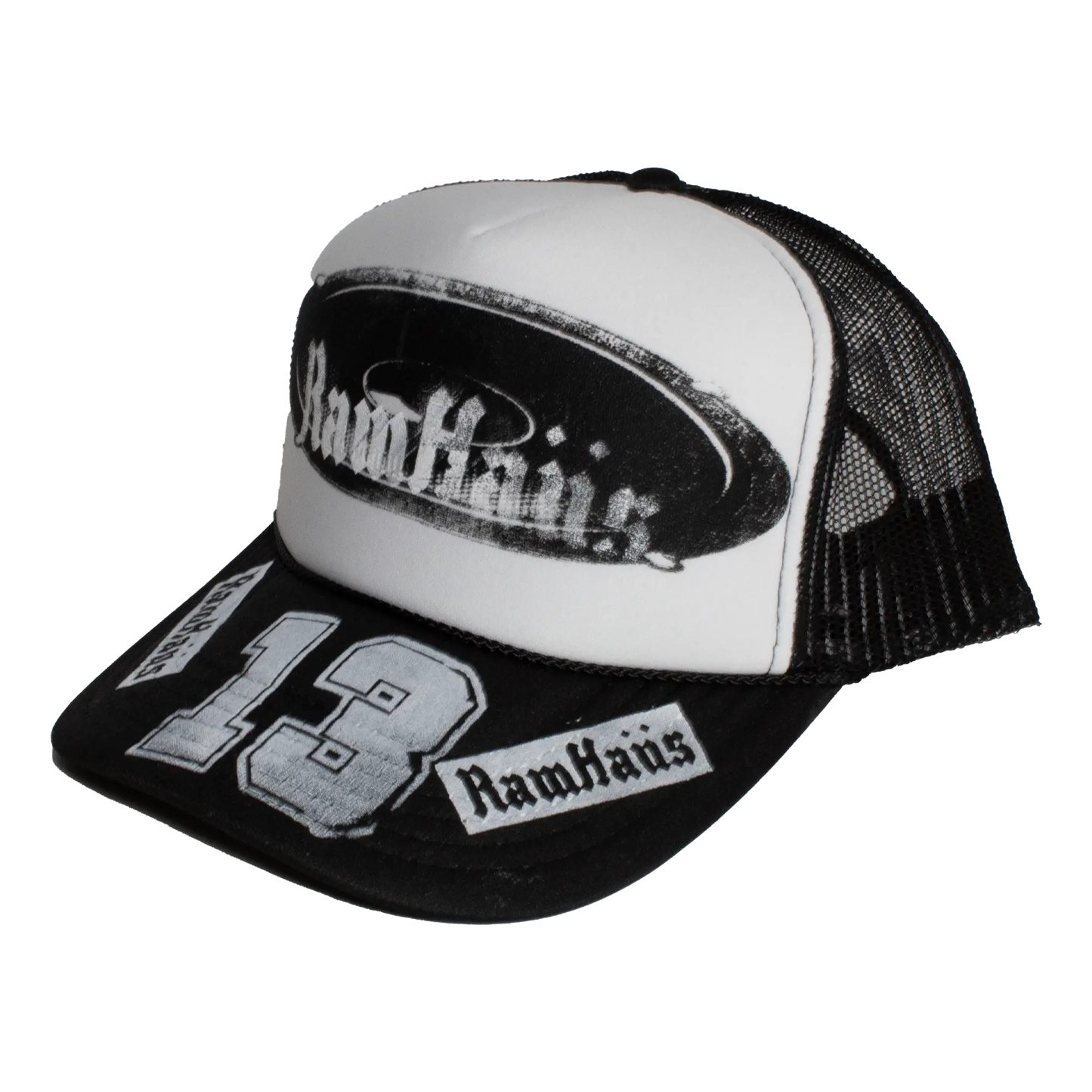 Race trucker hat