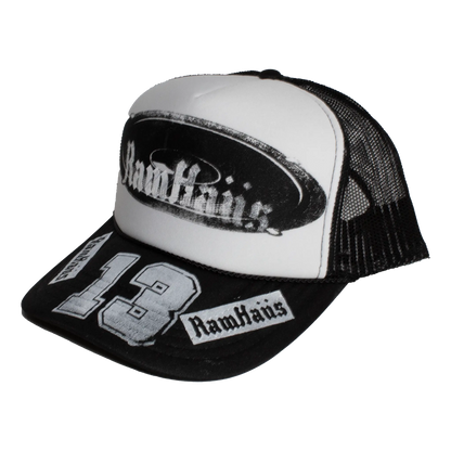 Race trucker hat