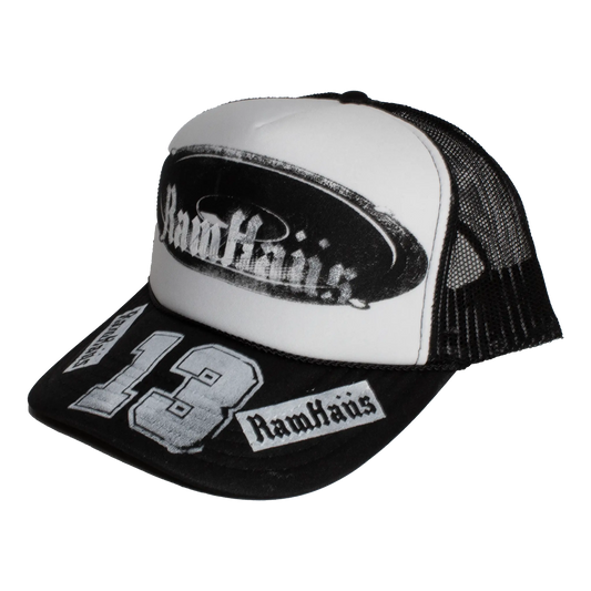 Race trucker hat