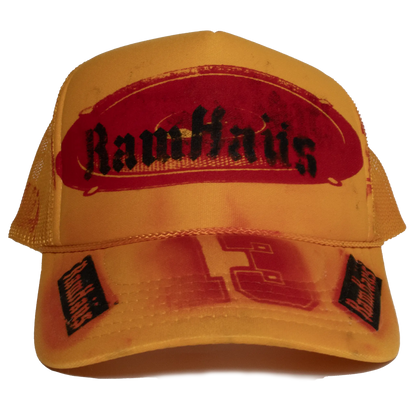 Race trucker hat